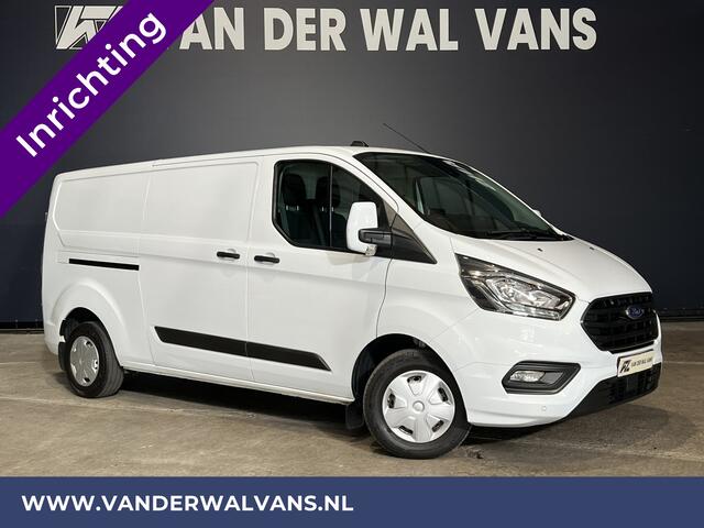 Ford TRANSIT CUSTOM 2.0 TDCI L2H1 Inrichting Euro6 Airco | Navigatie | Camera | LED | Cruisecontrol Parkeersensoren, Verwarmde voorruit, Stoelverwarming, Bijrijdersbank, 2800kg trekvermogen