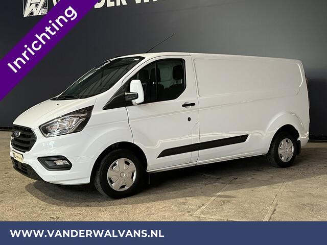 Ford TRANSIT CUSTOM 2.0 TDCI L2H1 Inrichting Euro6 Airco | Navigatie | Camera | LED | Cruisecontrol Parkeersensoren, Verwarmde voorruit, Stoelverwarming, Bijrijdersbank, 2800kg trekvermogen