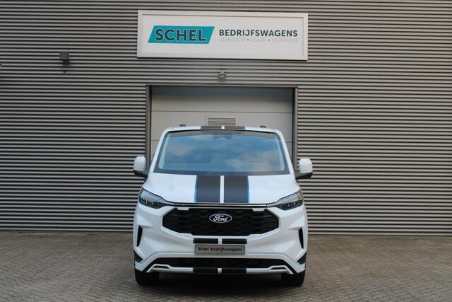 Ford TRANSIT CUSTOM 300 2.0 TDCI L2H1 Sport 170pk - 2x Schuifdeur - 19" LM velgen - ACC - Blind spot - Navi - Camera - Verwarmd stuur - 70l tank - Rijklaar