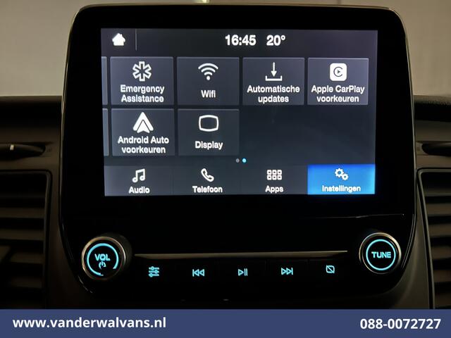 Ford TRANSIT CUSTOM 2.0 TDCI 131pk L2H1 Euro6 Airco | Apple Carplay | Android Auto | LED | Cruisecontrol Verwarmde voorruit, Stoelverwarming, Parkeersensoren Bijrijdersbank, 2800kg trekvermogen