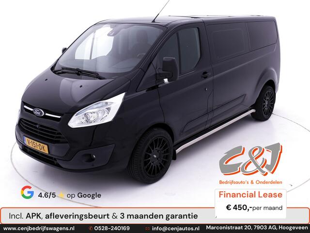 Ford TRANSIT CUSTOM 290 2.2 TDCI L2H1 Trend Dubbele Cabine cruise navi lease 450,- p/md