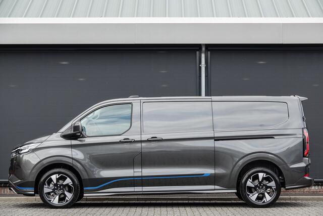Ford TRANSIT CUSTOM L2H1 2.5 PHEV 233Pk | Sport | Plug In Hybrid | B&O Sound | 360° Camera | 2xschuifdeur | Trekhaak | 19'' Magnetic Grey