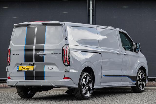 Ford TRANSIT CUSTOM L2H1 2.5 PHEV 233Pk | Sport | Plug In Hybrid | B&O Sound | 360° Camera | 2xschuifdeur | Trekhaak | 19'' Grey Matter
