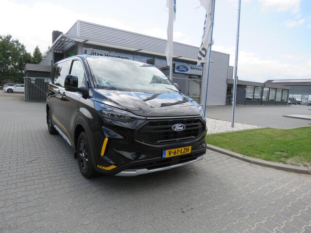 Ford TRANSIT CUSTOM 320 2.0 TDCI L1H1 Trail DUBBELE CAB,BPM VRIJ,NAVI,ADAPTIVE CRUISE,2500 KG TREKHAAK, LEER,CAMERA V&A,WINTERPACK.