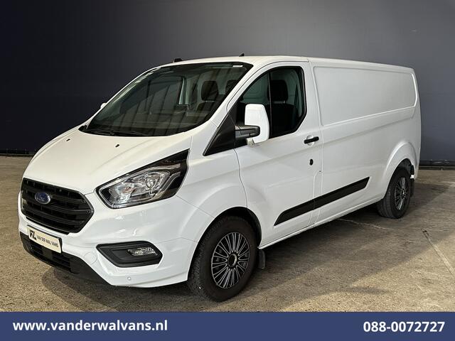 Ford TRANSIT CUSTOM 2.0 TDCI 130pk L2H1 Euro6 Airco | Android Auto | Stoelverwarming | Cruisecontrol | Parkeersensoren 2800kg trekvermogen, verwarmde voorruit, bijrijdersbank, LED