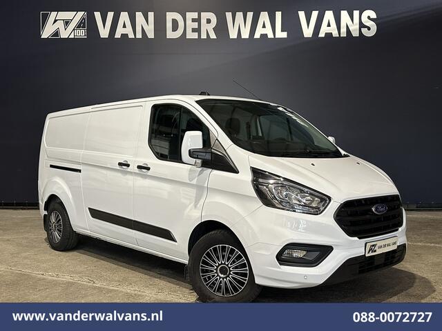 Ford TRANSIT CUSTOM 2.0 TDCI 131pk L2H1 Euro6 Airco | Apple Carplay | LED | Cruisecontrol | Stoelverwarming Verwarmde voorruit, Parkeersensoren, Bijrijdersbank, 2800kg trekvermogen