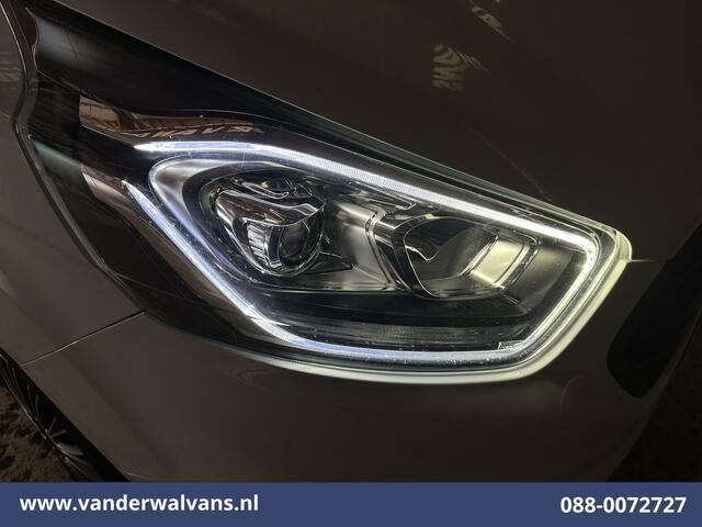 Ford TRANSIT CUSTOM 2.0 TDCI 131pk L2H1 Euro6 Airco | Apple Carplay | LED | Cruisecontrol | Stoelverwarming Verwarmde voorruit, Parkeersensoren, Bijrijdersbank, 2800kg trekvermogen