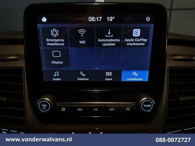Ford TRANSIT CUSTOM 2.0 TDCI 131pk L2H1 Euro6 Airco | Apple Carplay | LED | Cruisecontrol | Stoelverwarming Verwarmde voorruit, Parkeersensoren, Bijrijdersbank, 2800kg trekvermogen