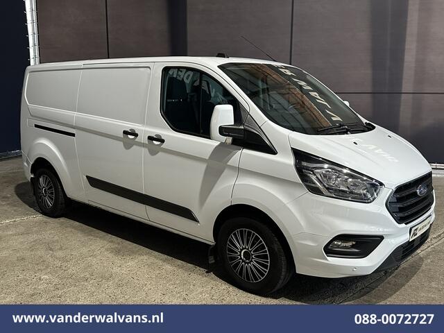 Ford TRANSIT CUSTOM 2.0 TDCI 131pk L2H1 Euro6 Airco | Apple Carplay | LED | Cruisecontrol | Stoelverwarming Verwarmde voorruit, Parkeersensoren, Bijrijdersbank, 2800kg trekvermogen
