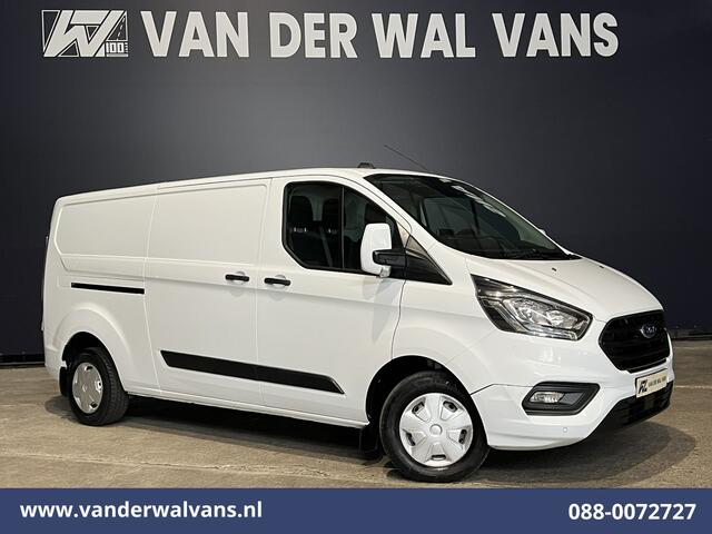 Ford TRANSIT CUSTOM 2.0 TDCI L2H1 Euro6 Airco | Camera | Navigatie | LED | Android Auto | Cruisecontrol | Stoelverwarming 2800kg trekvermogen, Verwarmde voorruit, Parkeersensoren, Bijrijdersbank