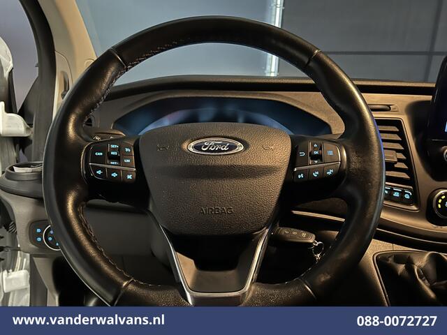 Ford TRANSIT CUSTOM 2.0 TDCI L2H1 Euro6 Airco | Camera | Navigatie | LED | Android Auto | Cruisecontrol | Stoelverwarming 2800kg trekvermogen, Verwarmde voorruit, Parkeersensoren, Bijrijdersbank