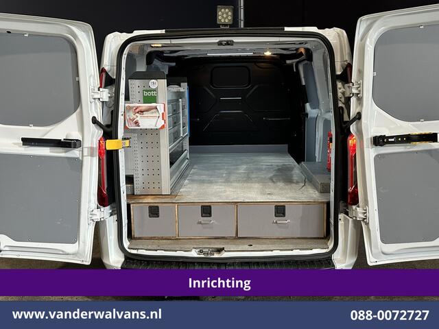 Ford TRANSIT CUSTOM 2.0 TDCI L1H1 inrichting Euro6 Airco | Camera | Apple Carplay | Android Auto | LED 2500kg Trekhaak, Cruiscontrol, Verwarmde Voorruit, Bijrijdersbank, Parkeersensoren