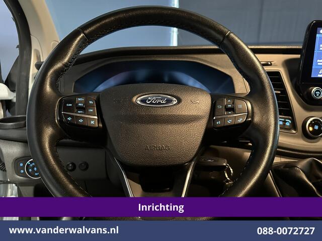 Ford TRANSIT CUSTOM 2.0 TDCI L1H1 inrichting Euro6 Airco | Camera | Apple Carplay | Android Auto | LED 2500kg Trekhaak, Cruiscontrol, Verwarmde Voorruit, Bijrijdersbank, Parkeersensoren