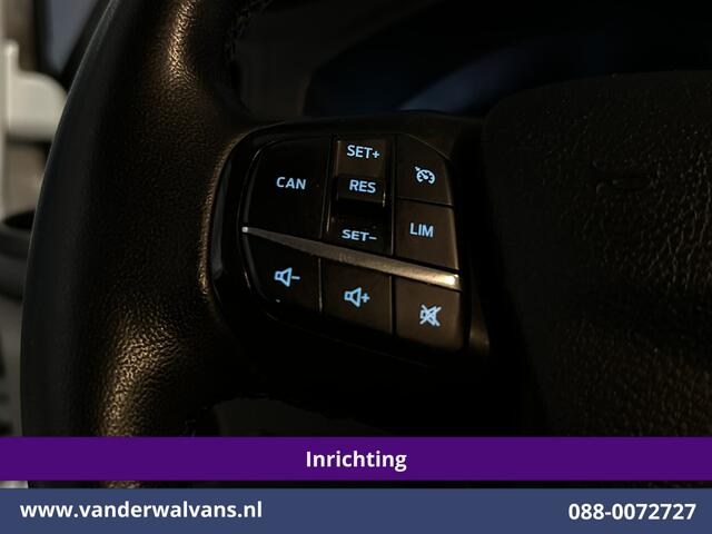 Ford TRANSIT CUSTOM 2.0 TDCI L1H1 inrichting Euro6 Airco | Camera | Apple Carplay | Android Auto | LED 2500kg Trekhaak, Cruiscontrol, Verwarmde Voorruit, Bijrijdersbank, Parkeersensoren