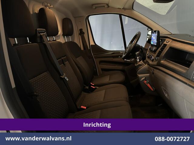 Ford TRANSIT CUSTOM 2.0 TDCI L1H1 inrichting Euro6 Airco | Camera | Apple Carplay | Android Auto | LED 2500kg Trekhaak, Cruiscontrol, Verwarmde Voorruit, Bijrijdersbank, Parkeersensoren