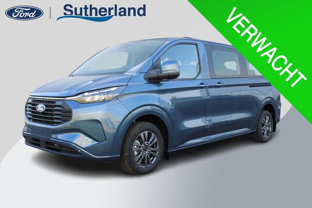 Ford TRANSIT CUSTOM 340 2.5 PHEV L2H1 Limited 233pk | Incl. BTW/BPM | Kombi | Dubbele zijschuifdeur | Privacy Glass | Inklapbare trekhaak | 17 inch lichtmetalen velgen | Driver Assistance Pack Premium | Verwarmbaar stuurwiel