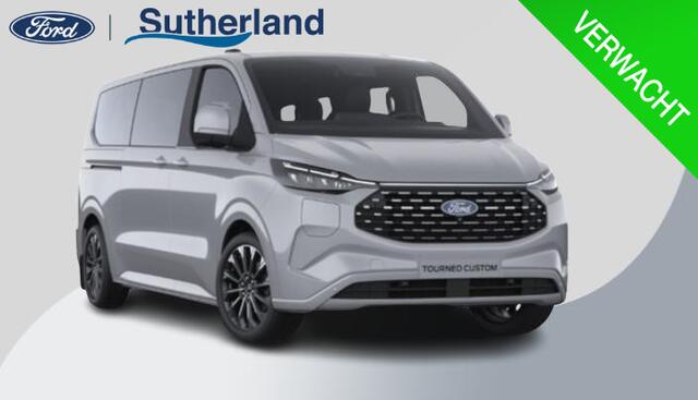 Ford TRANSIT CUSTOM Tourneo 340 2.5 PHEV L2H1 Titanium X | 233pk | Incl. BTW/BPM Rijklaar | Handsfree elektrische dubbele zijschuifdeuren | Inklapbare trekhaak | Tourneo Luxury Pack | Verwarmbaar stuurwiel