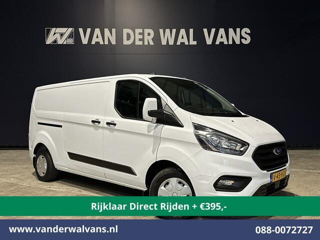 Ford TRANSIT CUSTOM 2.0 TDCI L2H1 Euro6 *Rijklaar Direct Rijden* Airco | Camera | Android auto | Cruisecontrol | Parkeersensoren verwarmde voorruit, bijrijdersbank, 2800kg trekvermogen