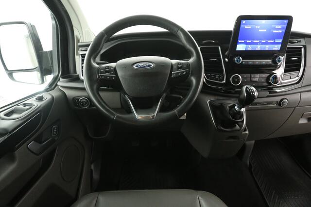 Ford TRANSIT CUSTOM 300 2.0 TDCI L2H1 Limited | DC | 5-Zits | Airco | Cruise | Carplay | Navigatie | 2xSchuifdeur | Trekhaak