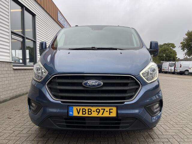 Ford TRANSIT CUSTOM 280 2.0 TDCI 130pk automaat L1H1 Limited / vaste prijs rijklaar ¤ 17.950 ex btw / lease vanaf ¤ 302 / airco / cruise / navi / camera / stoelverwarming / trekhaak !
