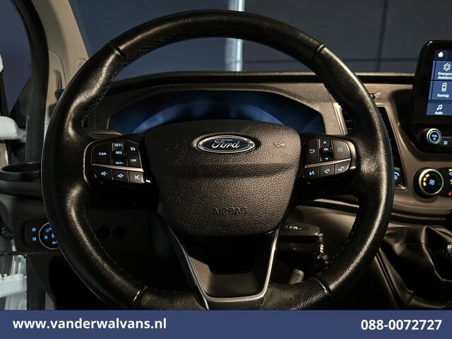 Ford TRANSIT CUSTOM 2.0 TDCI 130pk L2H1 Euro6 Airco | Camera | Android Auto | Cruisecontrol | Parkeersensoren | Stoelverwarming 2800kg trekvermogen, Verwarmde voorruit, Bijrijdersbank