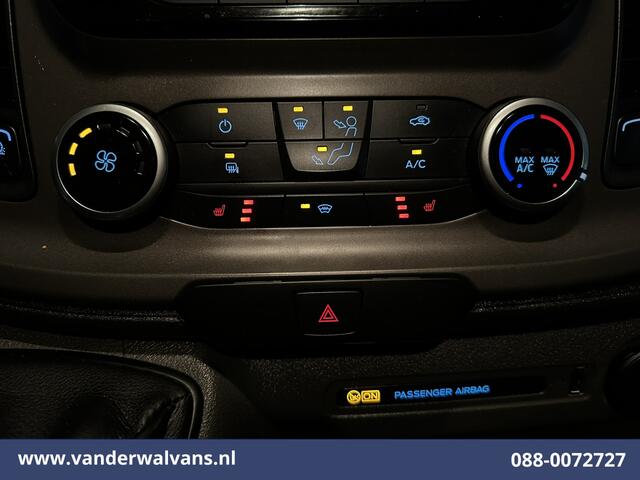 Ford TRANSIT CUSTOM 2.0 TDCI 130pk L2H1 Euro6 Airco | Camera | Android Auto | Cruisecontrol | Parkeersensoren | Stoelverwarming 2800kg trekvermogen, Verwarmde voorruit, Bijrijdersbank