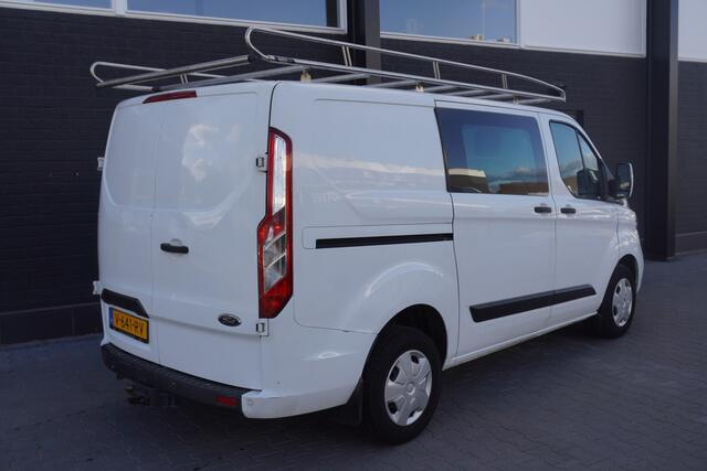 Ford TRANSIT CUSTOM 2.0 TDCI Dubbele Cabine EURO 6 - Airco - Cruise - PDC - ¤ 13.900,- Excl.