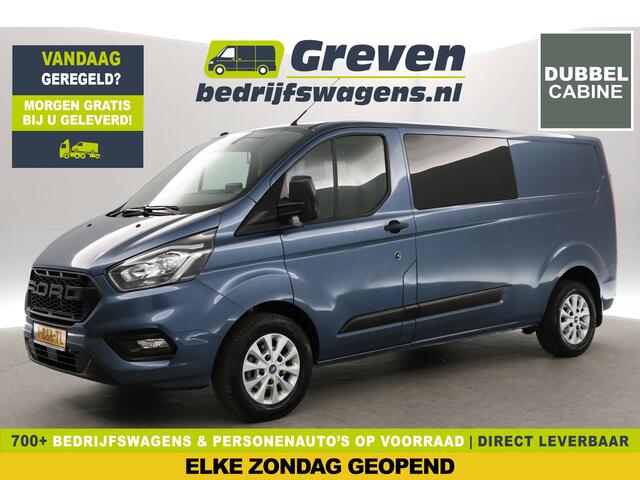 Ford TRANSIT CUSTOM 300 2.0 TDCI L2H1 | DC | 6-Zits | Carplay | Cruise | Airco | Navigatie | Trekh. | Parkeersens.