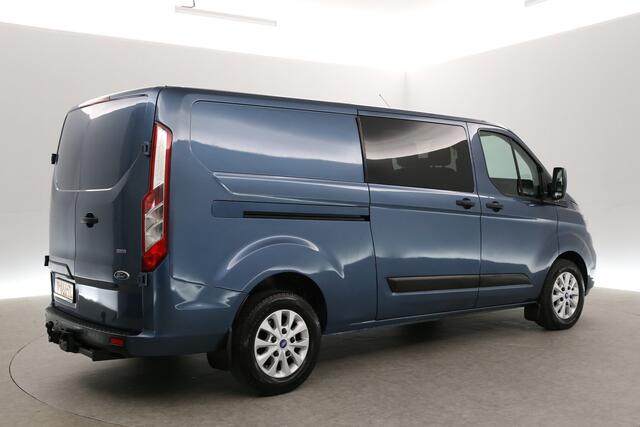 Ford TRANSIT CUSTOM 300 2.0 TDCI L2H1 | DC | 6-Zits | Carplay | Cruise | Airco | Navigatie | Trekh. | Parkeersens.