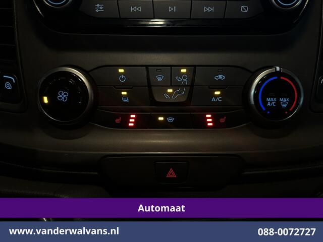 Ford TRANSIT CUSTOM 2.0 TDCI 130pk Automaat L1H1 Euro6 Airco | 2x zijdeur | LED | Camera | Navigatie | Apple Carplay Android Auto, Cruisecontrol, Stoelverwarming, Verwarmde voorruit, Parkeersensoren, Bijrijdersbank