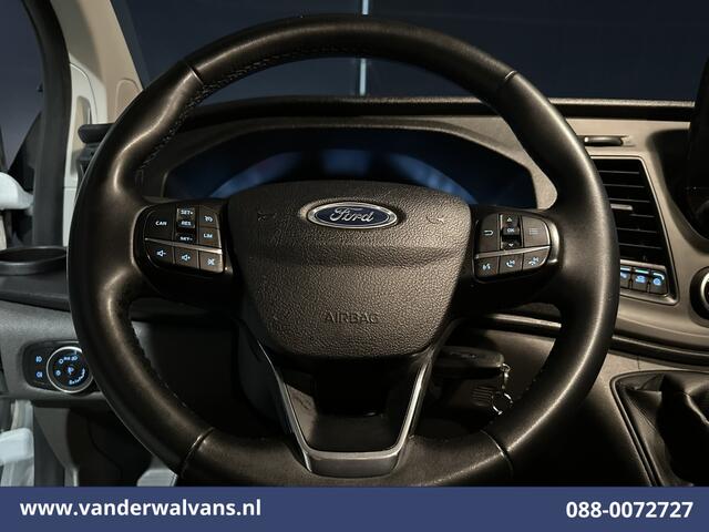 Ford TRANSIT CUSTOM 2.0 TDCI 131pk L2H1 Euro6 Airco | Apple Carplay | Android Auto | LED | Cruisecontrol Stoelverwarming, Verwarmde voorruit, Parkeersensoren, Bijrijdersbank, 2800kg trekvermogen