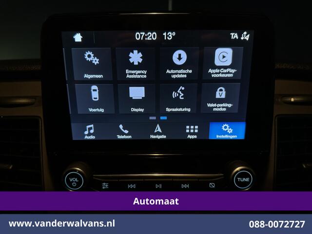 Ford TRANSIT CUSTOM 2.0 TDCI 130pk Automaat L1H1 Euro6 Airco | Camera | LED | Apple Carplay | Stoelverwarming Verwarmde voorruit, Parkeersensoren, Bijrijdersbank