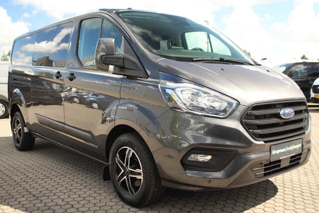 Ford TRANSIT CUSTOM 320 2.0TDCI 130pk L2H1 Trend DC | 6-Zits | L+R Zijdeur | Carplay/Android | PDC | Lease 342,- p/m