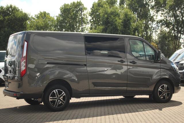 Ford TRANSIT CUSTOM 320 2.0TDCI 130pk L2H1 Trend DC | 6-Zits | L+R Zijdeur | Carplay/Android | PDC | Lease 342,- p/m