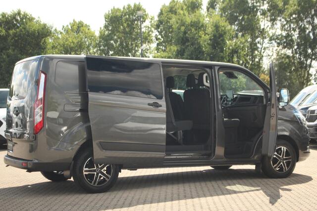 Ford TRANSIT CUSTOM 320 2.0TDCI 130pk L2H1 Trend DC | 6-Zits | L+R Zijdeur | Carplay/Android | PDC | Lease 342,- p/m