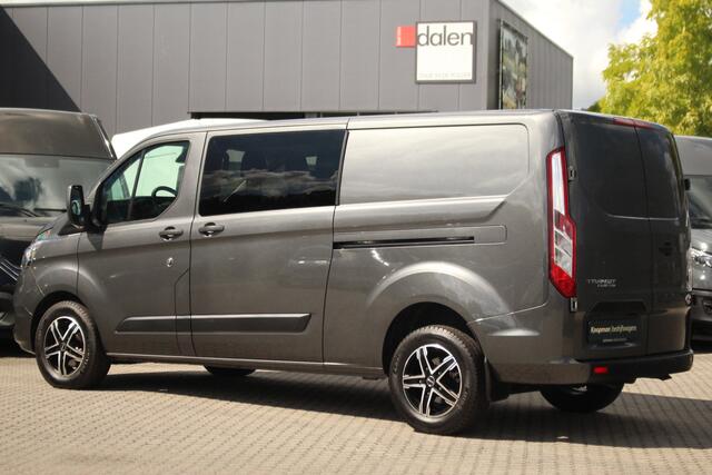 Ford TRANSIT CUSTOM 320 2.0TDCI 130pk L2H1 Trend DC | 6-Zits | L+R Zijdeur | Carplay/Android | PDC | Lease 342,- p/m