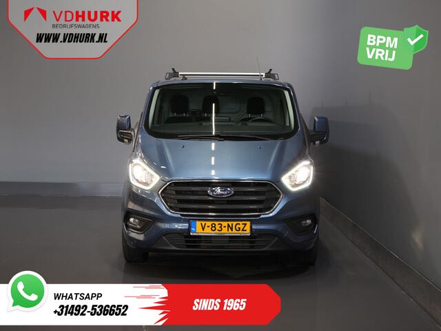 Ford TRANSIT CUSTOM 320 2.0 TDCI 170 pk Aut. L2 Trend BPM VRIJ! Carplay/ Stoelverw./ Camera/ PDC/ LMV/ Dakdragers/ Trekhaak