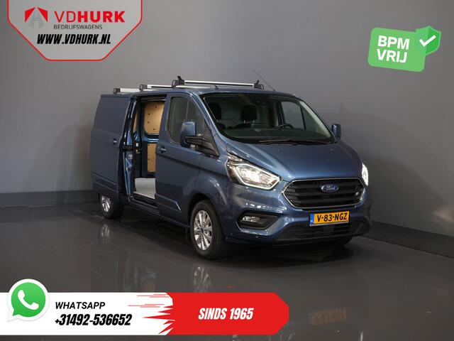 Ford TRANSIT CUSTOM 320 2.0 TDCI 170 pk Aut. L2 Trend BPM VRIJ! Carplay/ Stoelverw./ Camera/ PDC/ LMV/ Dakdragers/ Trekhaak