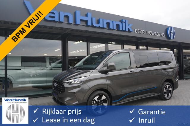Ford TRANSIT CUSTOM 320S 170PK DC Sport AUT BPM VRIJ!! Navi, ACC, Trekhaak, 360° Cam, 17" LM, 2x Schuifdeur!! NR. A268
