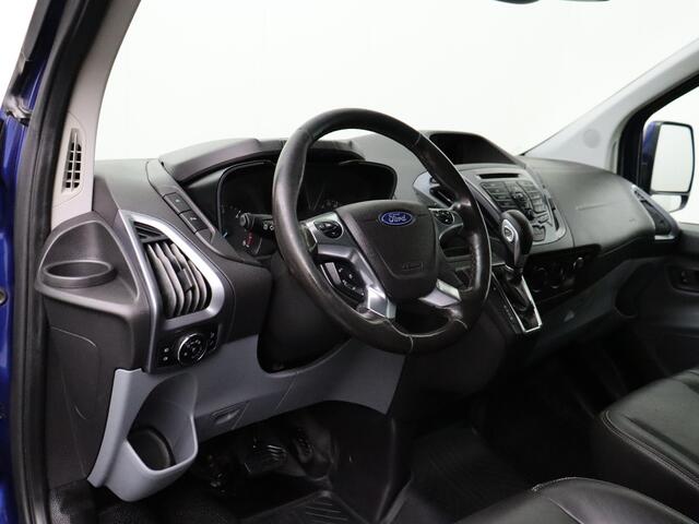 Ford TRANSIT CUSTOM 2.0TDCI 170PK Automaat Lang Sport | Leder | Navigatie | Camera | Airco | Cruise | Trekhaak | Betimmering