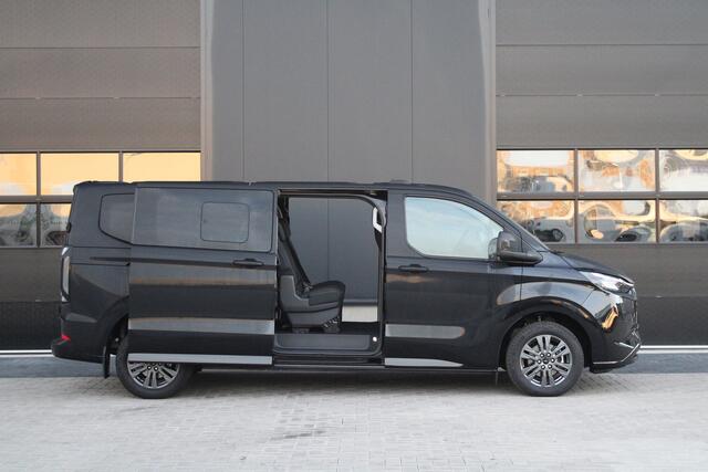 Ford TRANSIT CUSTOM 320 2.5 PHEV L2H1 Limited 232pk 8 Zits - 2x Schuif - Adaptive Cruise - Klimaat achterin - Keyless - Stoel/Stuurverwarming - Excl BTW - Rijklaar