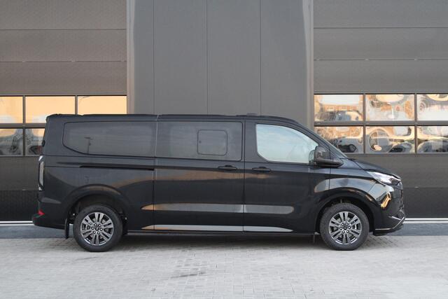 Ford TRANSIT CUSTOM 320 2.5 PHEV L2H1 Limited 232pk 8 Zits - 2x Schuif - Adaptive Cruise - Klimaat achterin - Keyless - Stoel/Stuurverwarming - Excl BTW - Rijklaar
