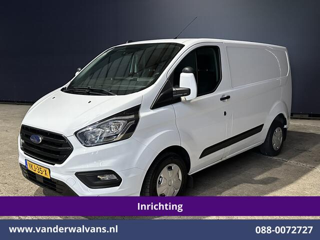Ford TRANSIT CUSTOM 2.0 TDCI L1H1 Inrichting Euro6 Airco | Camera | LED | Apple Carplay | Android Auto | Cruisecontrol 2500kg trekhaak, Verwarmde voorruit, Parkeersensoren, Bijrijdersbank
