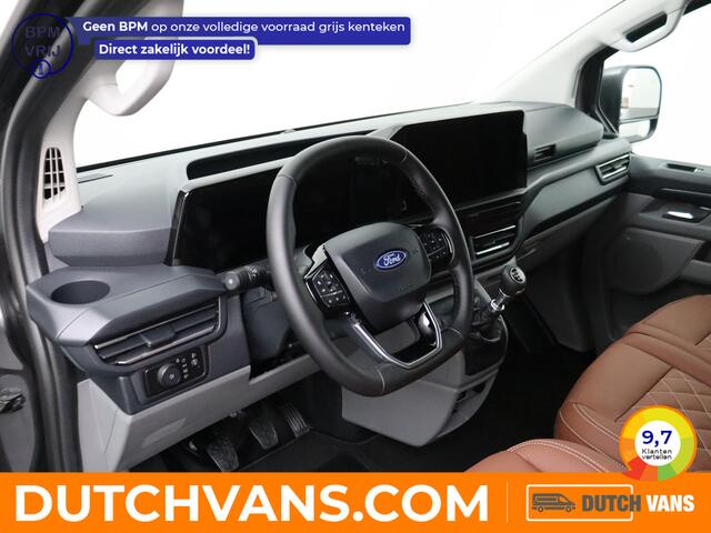 Ford TRANSIT CUSTOM 2.0TDCI 150PK Lang Limited | Leder | 5 jaar Garantie | Navigatie | Camera | Achterdeuren
