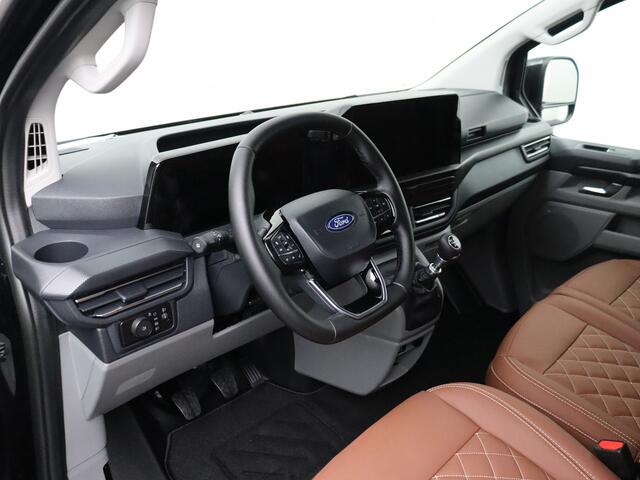 Ford TRANSIT CUSTOM 2.0TDCI Lang Raptor Sport | Cognac Leder | | Navigatie | Camera | Cruise | 3-Persoons | Garantie 2029