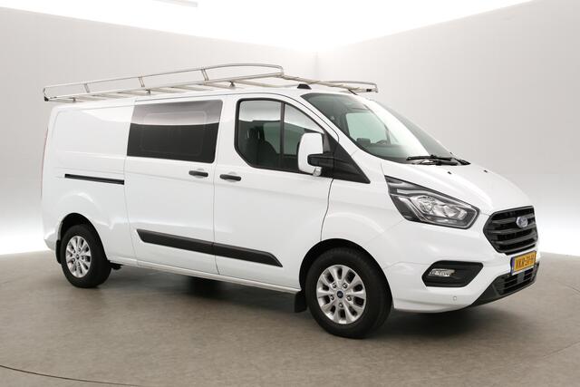 Ford TRANSIT CUSTOM 340 2.0 TDCI L2H1 | DC | Automaat | Airco | Cruise | Camera | 2xSchuifdeur | Carplay | Trekh. Imperiaal | Parkeersens.