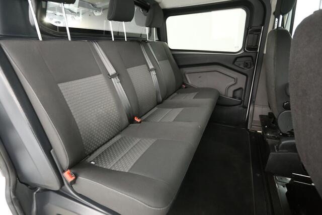Ford TRANSIT CUSTOM 340 2.0 TDCI L2H1 | DC | Automaat | Airco | Cruise | Camera | 2xSchuifdeur | Carplay | Trekh. Imperiaal | Parkeersens.