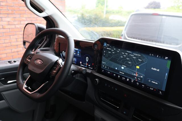 Ford TRANSIT CUSTOM 300 2.0 TDCI 170 PK L2H1 Limited | L+R Schuifdeur | ACC | Blind Spot | Camera | Lane Assist | Stoelverwarming | CarPlay | Navigatie | Raptor Edition | Trekhaak | 3-Zitter | MODELJAAR 2025 | Verlengde fabrieksgarantie tot 12-2029
