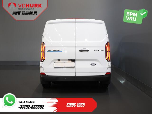 Ford TRANSIT CUSTOM E-Transit 320 Trend 65 kWh 328 km WLTP LED/ Snellader/ Standkachel/ Stoelverw./ Carplay/ Climate/ Camera/ PDC/ Cruise