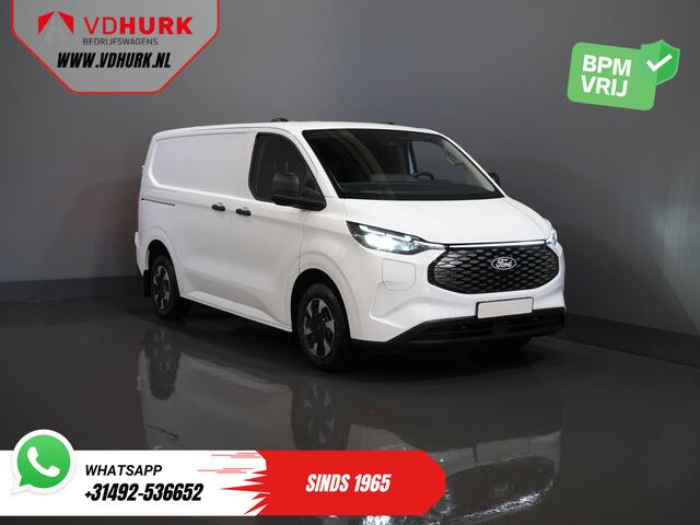Ford TRANSIT CUSTOM E-Transit 320 Trend 65 kWh 328 km WLTP LED/ Snellader/ Standkachel/ Stoelverw./ Carplay/ Climate/ Camera/ PDC/ Cruise
